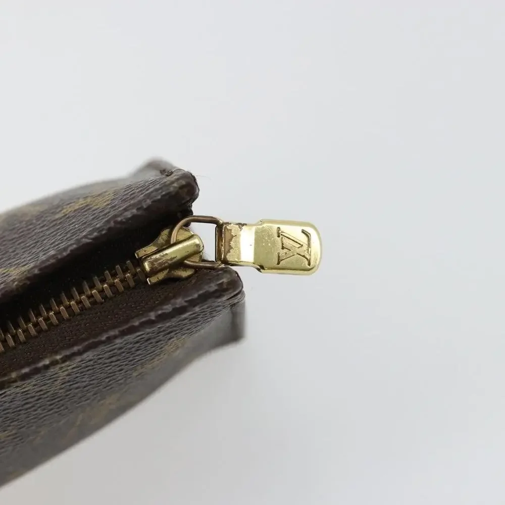 Louis Vuitton Monogram Poche Toilette 15 Pouch Brown
